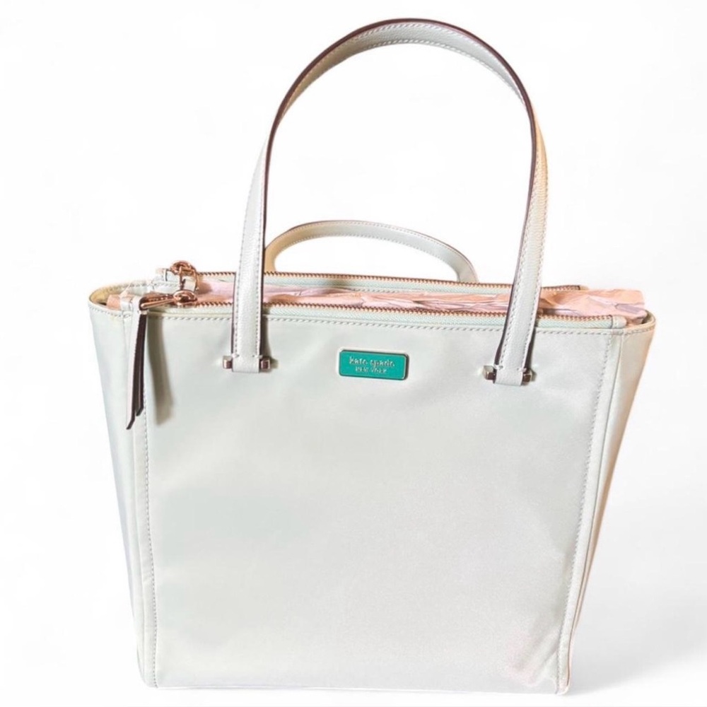 kate spade Spring Meadow Nylon Tote Bag With Leather Trim